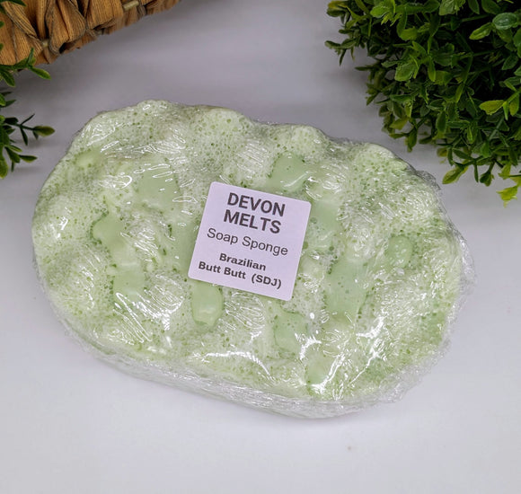 Large Fragranced Exfoliating Soap Sponge - Brazilian Butt Butt (SDJ)