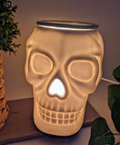 White Skull Electric Wax Burner - £17.95