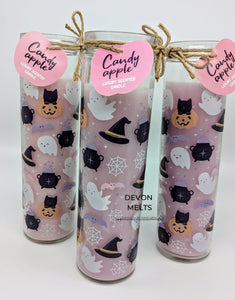 Pastel Halloween Candy Apple Tube Candle - £8.95