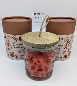 Autumn Leaves Cinnamon and Orange Candle - £9.95