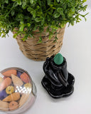 Back Flow Incense Burner - Hand & Lotus Flower - £6.95