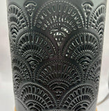 Hestia Electric Ceramic Wax Melt Burner - Black Lace - £25.95