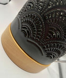 Hestia Electric Ceramic Wax Melt Burner - Black Lace - £25.95