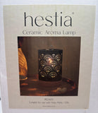 Hestia Electric Ceramic Wax Melt Burner - Black Lace - £25.95