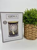 Aroma Tree of Life Electric Touch Sensitive Wax Melt Burner - Black - £23.95