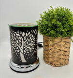 Aroma Tree of Life Electric Touch Sensitive Wax Melt Burner - Black - £23.95